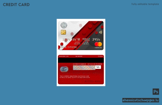Beispielvorschau für eine Mastercard der Zentralbank von Liberia